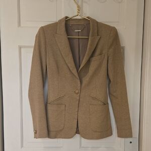 Trina Turk Classic Tan Blazer